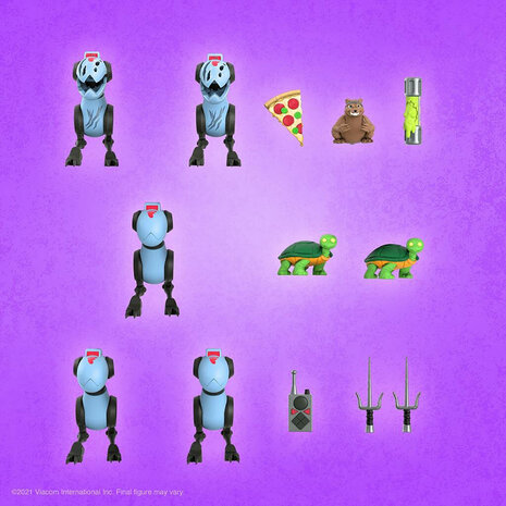 Super7 TMNT: Ultimates Wave 6 - Mousers 3 inch Action Figure 5-Pack Super7 TMNT: Ultimates Wave 6 - Mousers 3 inch Action Figure 5-Pack