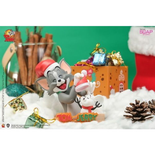 soap studios Tom and Jerry: Mysterious Box Series - Christmas Surprise PVC Statue soap studios Tom and Jerry: Mysterious Box Series - Christmas Surprise PVC Statue