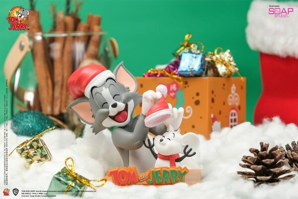soap studios Tom and Jerry: Mysterious Box Series - Christmas Surprise PVC Statue soap studios Tom and Jerry: Mysterious Box Series - Christmas Surprise PVC Statue