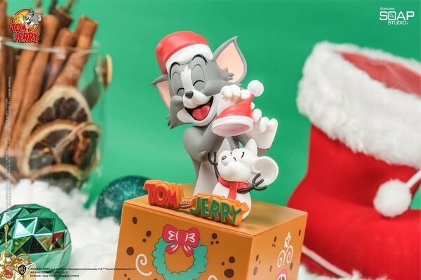 soap studios Tom and Jerry: Mysterious Box Series - Christmas Surprise PVC Statue soap studios Tom and Jerry: Mysterious Box Series - Christmas Surprise PVC Statue