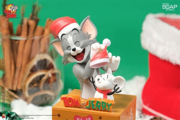 soap studios Tom and Jerry: Mysterious Box Series - Christmas Surprise PVC Statue soap studios Tom and Jerry: Mysterious Box Series - Christmas Surprise PVC Statue