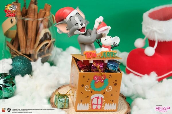 soap studios Tom and Jerry: Mysterious Box Series - Christmas Surprise PVC Statue soap studios Tom and Jerry: Mysterious Box Series - Christmas Surprise PVC Statue