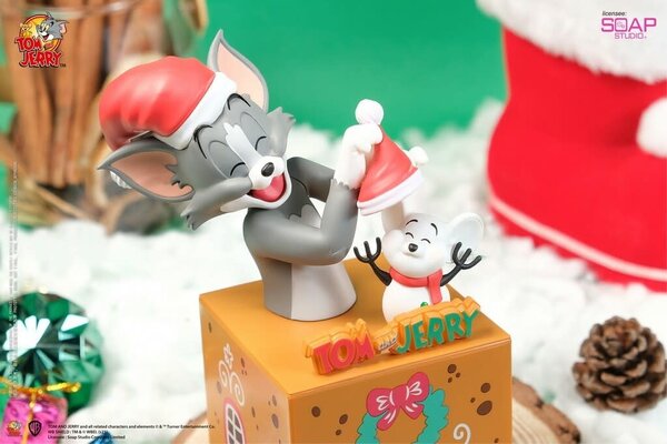 soap studios Tom and Jerry: Mysterious Box Series - Christmas Surprise PVC Statue soap studios Tom and Jerry: Mysterious Box Series - Christmas Surprise PVC Statue