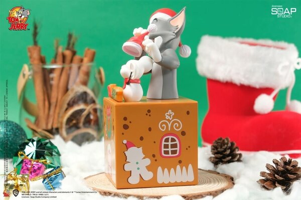 soap studios Tom and Jerry: Mysterious Box Series - Christmas Surprise PVC Statue soap studios Tom and Jerry: Mysterious Box Series - Christmas Surprise PVC Statue
