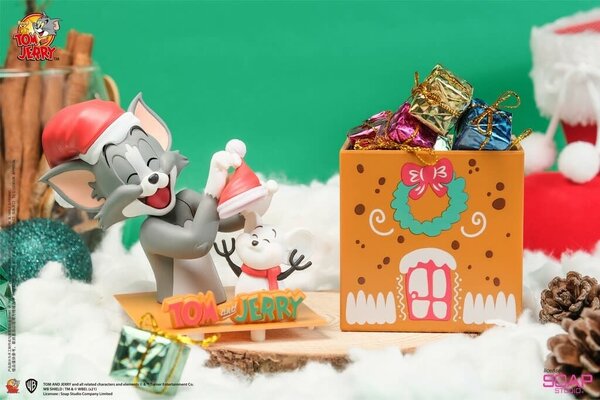 soap studios Tom and Jerry: Mysterious Box Series - Christmas Surprise PVC Statue soap studios Tom and Jerry: Mysterious Box Series - Christmas Surprise PVC Statue
