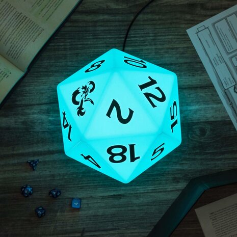 Paladone Dungeons & Dragons: D20 Colour Change Light Paladone Dungeons & Dragons: D20 Colour Change Light