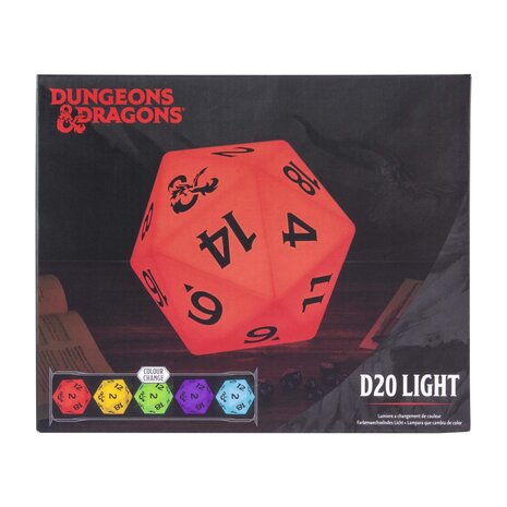 Paladone Dungeons & Dragons: D20 Colour Change Light Paladone Dungeons & Dragons: D20 Colour Change Light