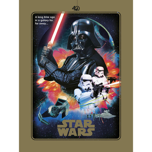 STARWARS Star Wars: Limited Art Print - 40 Anniversary Villains 30x40cm STARWARS Star Wars: Limited Art Print - 40 Anniversary Villains 30x40cm
