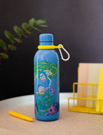 rickandmorty Rick and Morty: Hot&Cold Metal Bottle rickandmorty Rick and Morty: Hot&Cold Metal Bottle