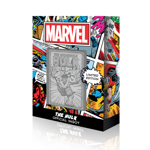 Fanattik Marvel The Hulk Ingot Collectible Limited Edition Fanattik Marvel The Hulk Ingot Collectible Limited Edition