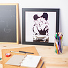 BRANDALISED Art Print: Bobbies Kissing BRANDALISED Art Print: Bobbies Kissing