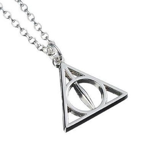 Noble Collection Harry Potter: Sterling Silver Deathly Hallows Necklace Noble Collection Harry Potter: Sterling Silver Deathly Hallows Necklace