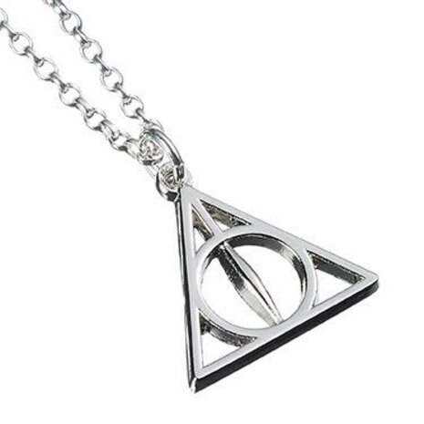 The Noble Collection Harry Potter: Sterling Silver Deathly Hallows Necklace The Noble Collection Harry Potter: Sterling Silver Deathly Hallows Necklace