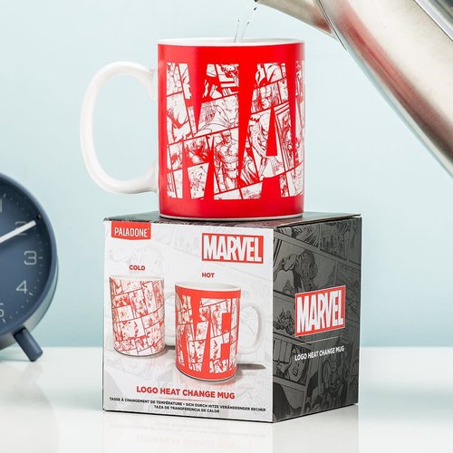 Paladone Marvel - Marvel Logo Heat Change Mug Marvel Paladone Marvel - Marvel Logo Heat Change Mug Marvel