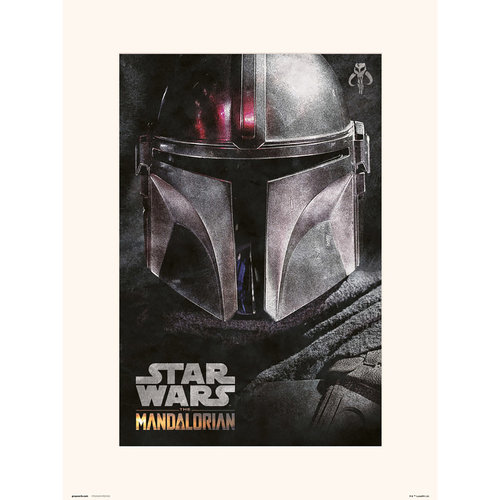 STARWARS Star Wars: The Mandalorian Helmet Print STARWARS Star Wars: The Mandalorian Helmet Print