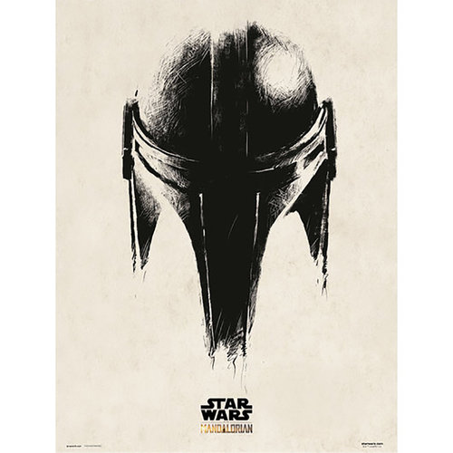 STARWARS Star Wars: The Mandalorian Helmet Version 2 Print STARWARS Star Wars: The Mandalorian Helmet Version 2 Print