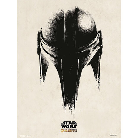 Star Wars The Mandalorian Helmet Version 2 Print Star Wars The Mandalorian Helmet Version 2 Print