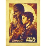 Star Wars Print Han Solo & Chewbacca Art Print 30 x 40 cm Star Wars Print Han Solo & Chewbacca Art Print 30 x 40 cm