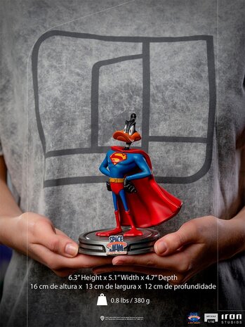 Iron Studios Space Jam: A New Legacy - Daffy Duck Superman 1:10 Scale Statue Iron Studios Space Jam: A New Legacy - Daffy Duck Superman 1:10 Scale Statue