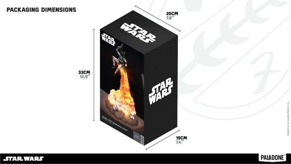 Paladone Star Wars: Boba Fett Diorama Light Paladone Star Wars: Boba Fett Diorama Light