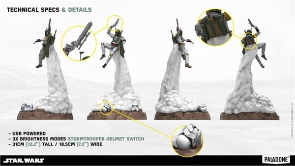 Paladone Star Wars: Boba Fett Diorama Light Paladone Star Wars: Boba Fett Diorama Light