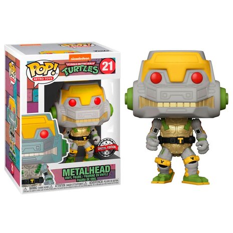 Funko Pop! Retro Spielzeug: TMNT - Metalhead - US Exklusiv Funko Pop! Retro Spielzeug: TMNT - Metalhead - US Exklusiv