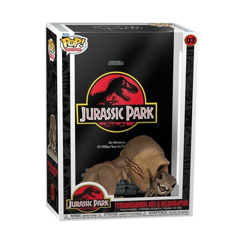 FUNKO Pop! Movie Poster: Jurassic Park - Tyrannosaurus Rex & Velociraptor FUNKO Pop! Movie Poster: Jurassic Park - Tyrannosaurus Rex & Velociraptor