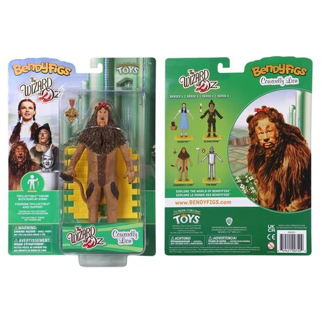 The Noble Collection The Wizard of Oz: Cowardly Lion Bendyfig The Noble Collection The Wizard of Oz: Cowardly Lion Bendyfig