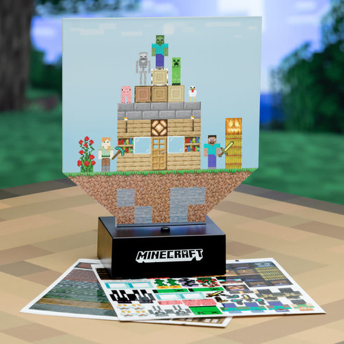 Paladone Minecraft: Build a Level Acrylic Light Paladone Minecraft: Build a Level Acrylic Light