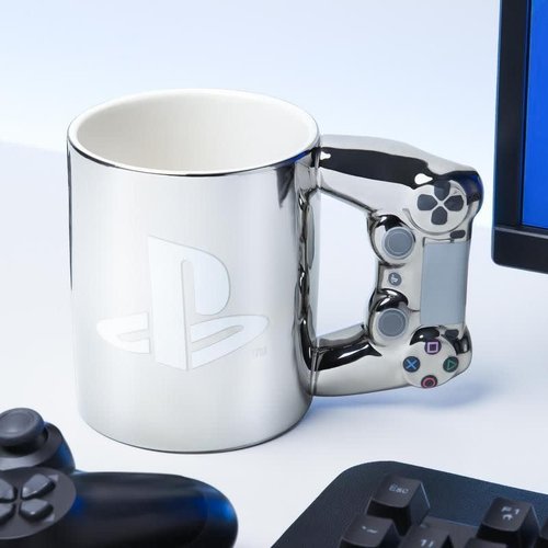 Paladone Playstation: Playstation 4 Silver Controller Mug Paladone Playstation: Playstation 4 Silver Controller Mug