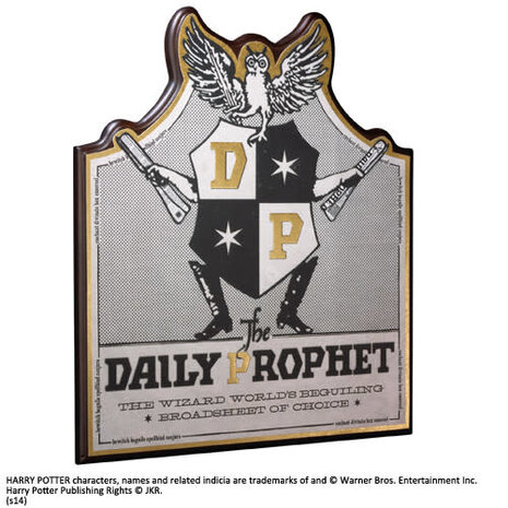 The Noble Collection Harry Potter: Daily Prophet Wall Plaque The Noble Collection Harry Potter: Daily Prophet Wall Plaque