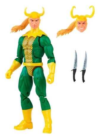 Hasbro Marvel Legends Retro Collection Action Figure 2022 Loki Hasbro Marvel Legends Retro Collection Action Figure 2022 Loki