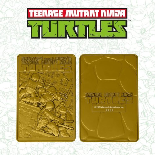 Fanattik TMNT: First Comic 24k Gold Plated Ingot (1984 EX) Fanattik TMNT: First Comic 24k Gold Plated Ingot (1984 EX)