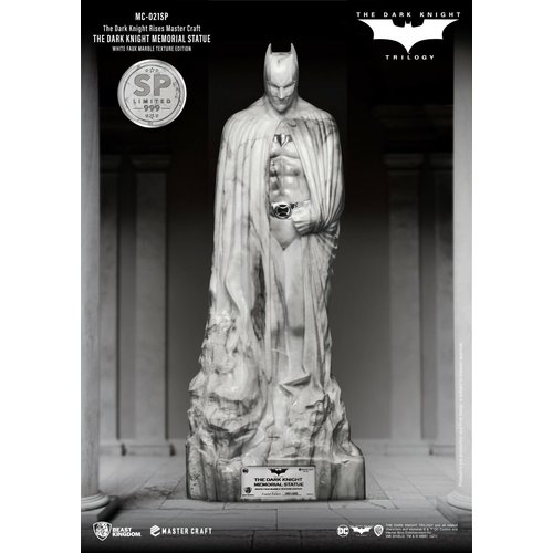 Beast Kingdom DC Comics: The Dark Knight Rises - Master Craft Dark Knight Memorial White Marble Edition Statue Beast Kingdom DC Comics: The Dark Knight Rises - Master Craft Dark Knight Memorial White Marble Edition Statue