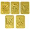 Yu-Gi-Oh: Exodia the Forbidden One 24k Gold Plated Ingot Set Yu-Gi-Oh: Exodia the Forbidden One 24k Gold Plated Ingot Set