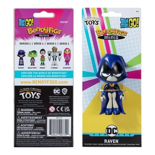 Noble Collection DC comics: Teen Titans Go - Raven - mini Bendyfigs Noble Collection DC comics: Teen Titans Go - Raven - mini Bendyfigs