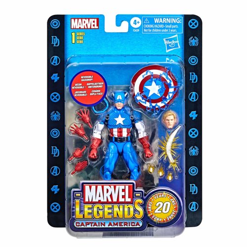 HASBRO Marvel Legends: 20th Anniversary Series 1 Action Figure - Captain America HASBRO Marvel Legends: 20th Anniversary Series 1 Action Figure - Captain America
