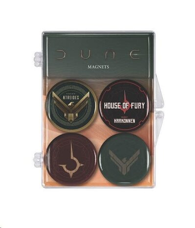 Dark Horse Dune: Atreides and Harkonnen Magnet 4-Pack Dark Horse Dune: Atreides and Harkonnen Magnet 4-Pack