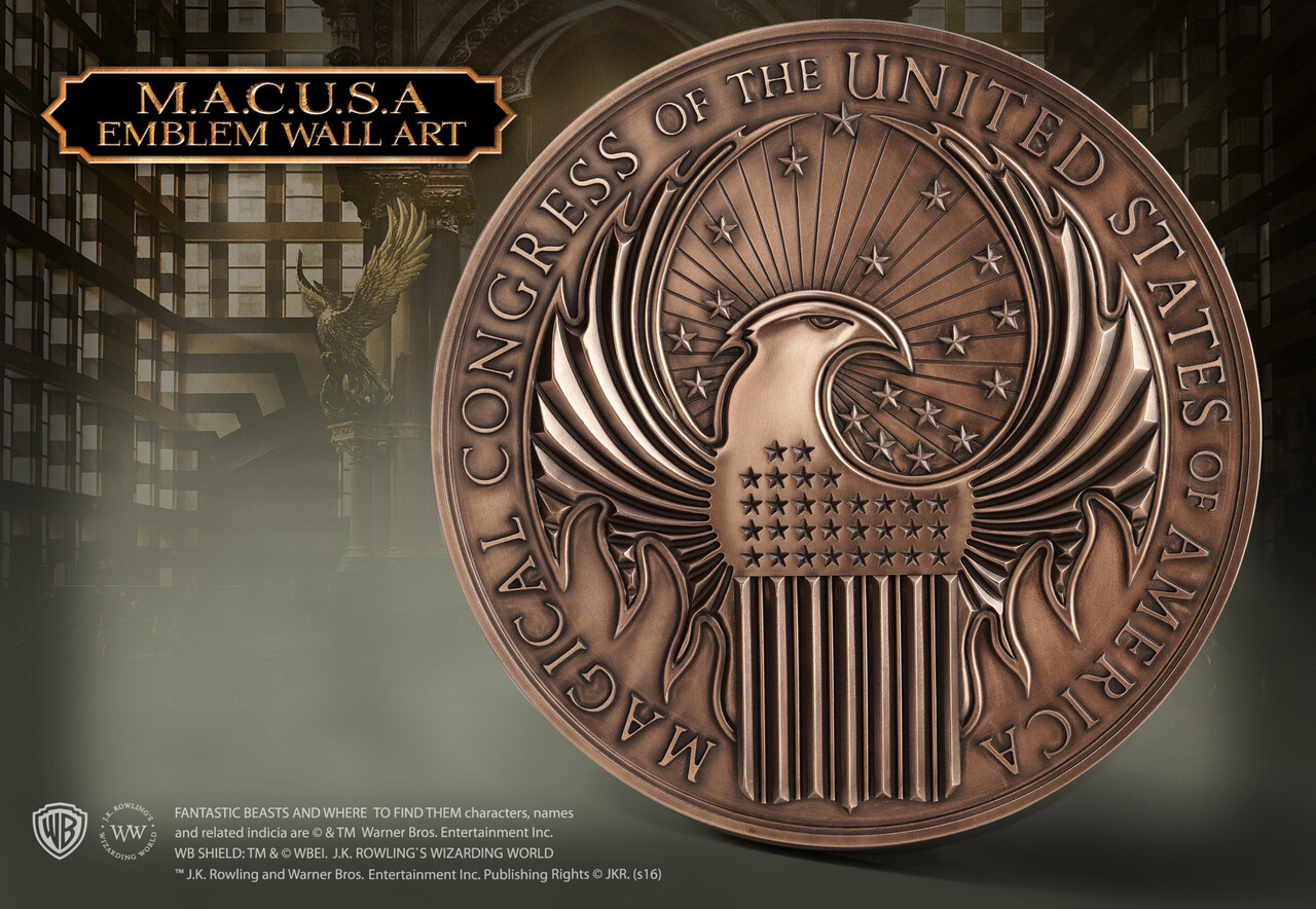 The Noble Collection Fantastic Beasts: MACUSA Crest Wall Art The Noble Collection Fantastic Beasts: MACUSA Crest Wall Art