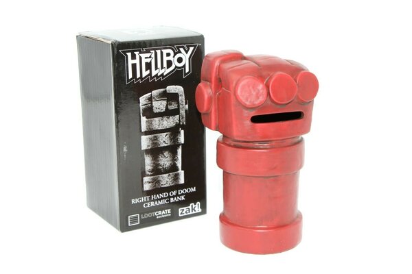 Dark Horse Hellboy 6" Right Hand of Doom Ceramic Bank Dark Horse Hellboy 6" Right Hand of Doom Ceramic Bank