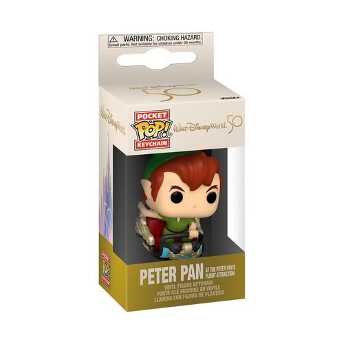 Funko Pocket Pop! Keychain: Disney World 50th Anniversary- Peter Pan at Peter Pan's Flight Funko Pocket Pop! Keychain: Disney World 50th Anniversary- Peter Pan at Peter Pan's Flight