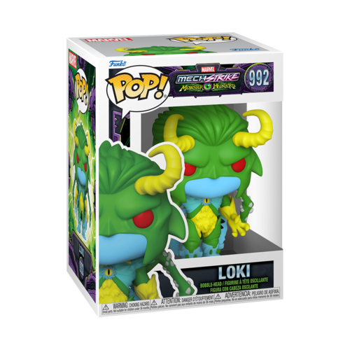 FUNKO Pop! Marvel: Mech Strike - Monster Hunters - Loki FUNKO Pop! Marvel: Mech Strike - Monster Hunters - Loki