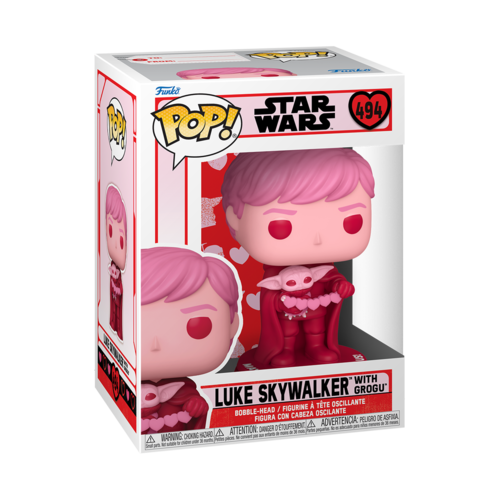 FUNKO Pop! Star Wars: Valentines - Luke Skywalker with Grogu FUNKO Pop! Star Wars: Valentines - Luke Skywalker with Grogu