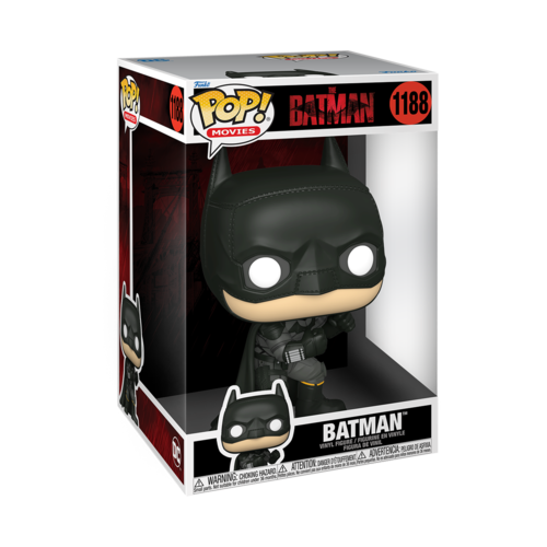 FUNKO Pop! Jumbo: The Batman - Batman 10" Super Sized Pop! FUNKO Pop! Jumbo: The Batman - Batman 10" Super Sized Pop!