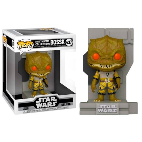 Funko Pop! Deluxe: Star Wars Bounty Hunters - Bossk - US Exclusive Funko Pop! Deluxe: Star Wars Bounty Hunters - Bossk - US Exclusive