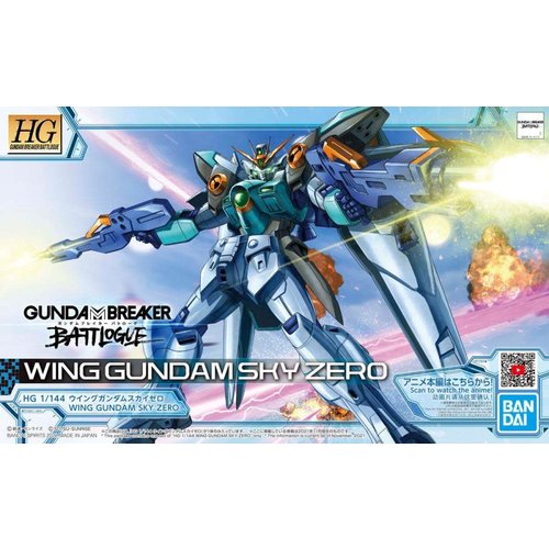 Bandai Gundam: High Grade - Wing Gundam Sky Zero 1:144 Scale Model Kit Bandai Gundam: High Grade - Wing Gundam Sky Zero 1:144 Scale Model Kit