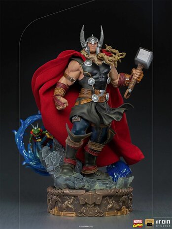 Iron Studios Marvel: Thor Unleashed Deluxe 1:10 Scale Statue Iron Studios Marvel: Thor Unleashed Deluxe 1:10 Scale Statue