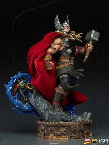 Iron Studios Marvel: Thor Unleashed Deluxe 1:10 Scale Statue Iron Studios Marvel: Thor Unleashed Deluxe 1:10 Scale Statue