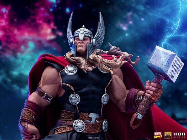 Iron Studios Marvel: Thor Unleashed Deluxe 1:10 Scale Statue Iron Studios Marvel: Thor Unleashed Deluxe 1:10 Scale Statue