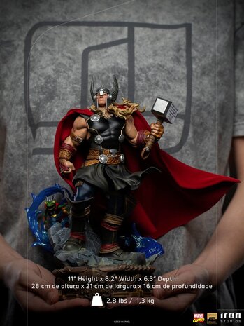 Iron Studios Marvel: Thor Unleashed Deluxe 1:10 Scale Statue Iron Studios Marvel: Thor Unleashed Deluxe 1:10 Scale Statue